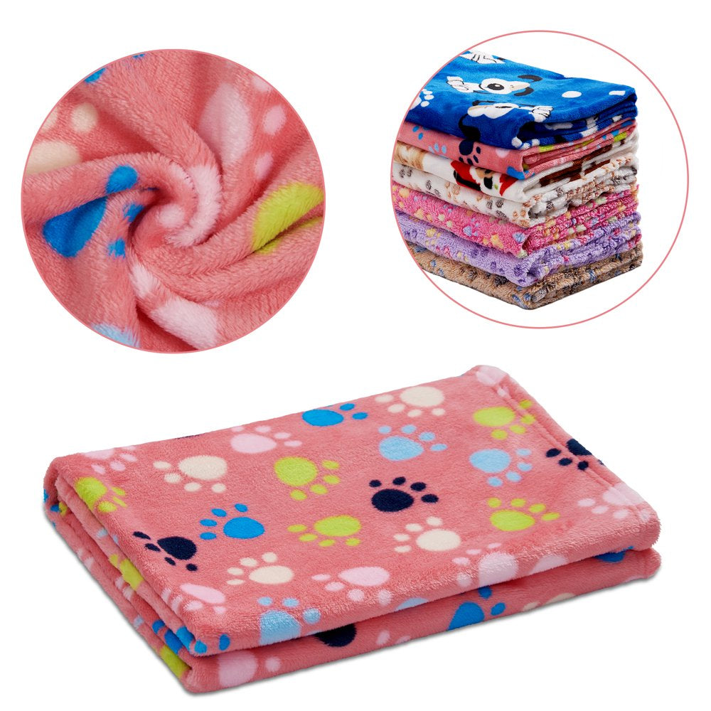 Puppy Sleeping Small Cats Bed Doggy Soft Warming Fleece Pet Dogs Blanket 104*76Cm Pink #1 Animals & Pet Supplies > Pet Supplies > Cat Supplies > Cat Beds LUXMO PREMIUM   