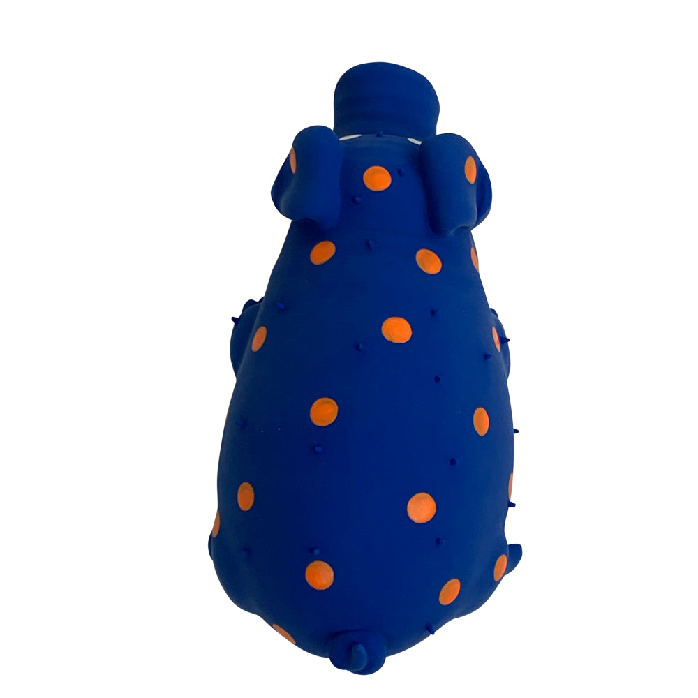 Vibrant Life Pigglesworth Latex Dog Toy, Blue Animals & Pet Supplies > Pet Supplies > Dog Supplies > Dog Toys Multipet   