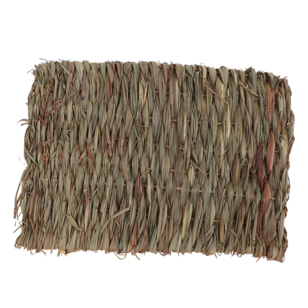 Natural Woven Bed Mat for Small Animal Bunny Bedding Nest Chew Toy Bed Animals & Pet Supplies > Pet Supplies > Small Animal Supplies > Small Animal Bedding Colcolo   