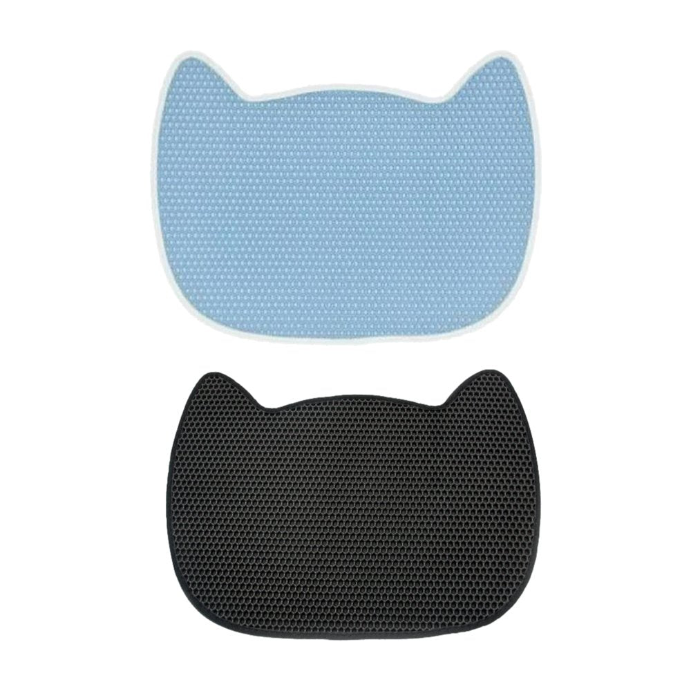 Huoge Cat Litter Trapping Mat, Waterproof Litter Trapper Pad, Honeycomb Double-Layer Litter Pad, Foldable Cat Mat for Litter Box Animals & Pet Supplies > Pet Supplies > Cat Supplies > Cat Litter Box Mats huoge   