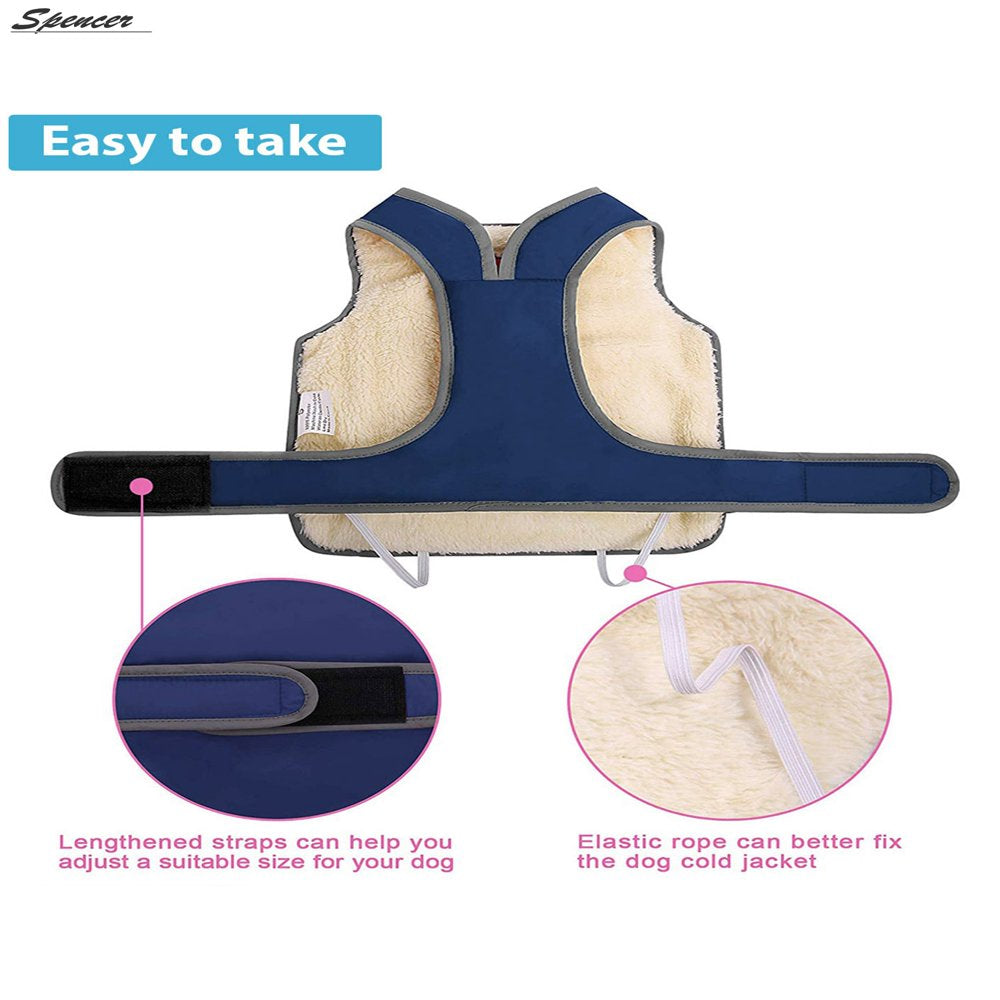 Spencer Reflective Waterproof Dog Coat Cold Weather Warm Dog Jacket Pets Apparel for Small Medium Large Dogs "M-2XL" Animals & Pet Supplies > Pet Supplies > Dog Supplies > Dog Apparel Spencer   