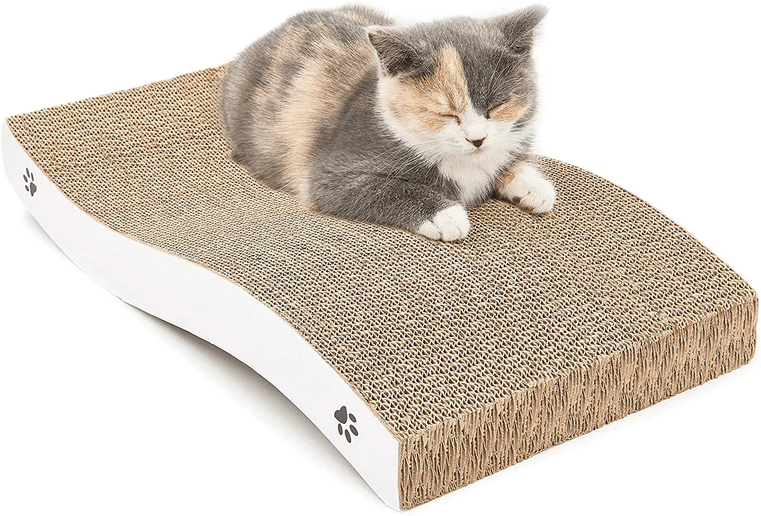 Coching Cat Scratcher Cardboard Cat Scratch Pad with Premium Scratch Textures Design Durable Cat Scratching Pad Reversible Animals & Pet Supplies > Pet Supplies > Cat Supplies > Cat Furniture Coching   