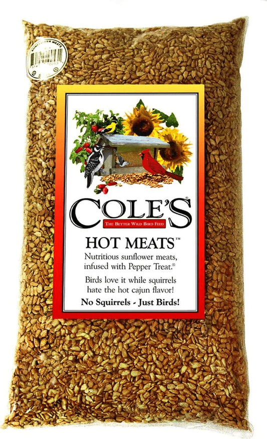 Cole'S Hot Meats Assorted Species Wild Bird Food Sunflower Meats 20 Lb. Animals & Pet Supplies > Pet Supplies > Bird Supplies > Bird Food COLES WILD BIRD PRODUCT   