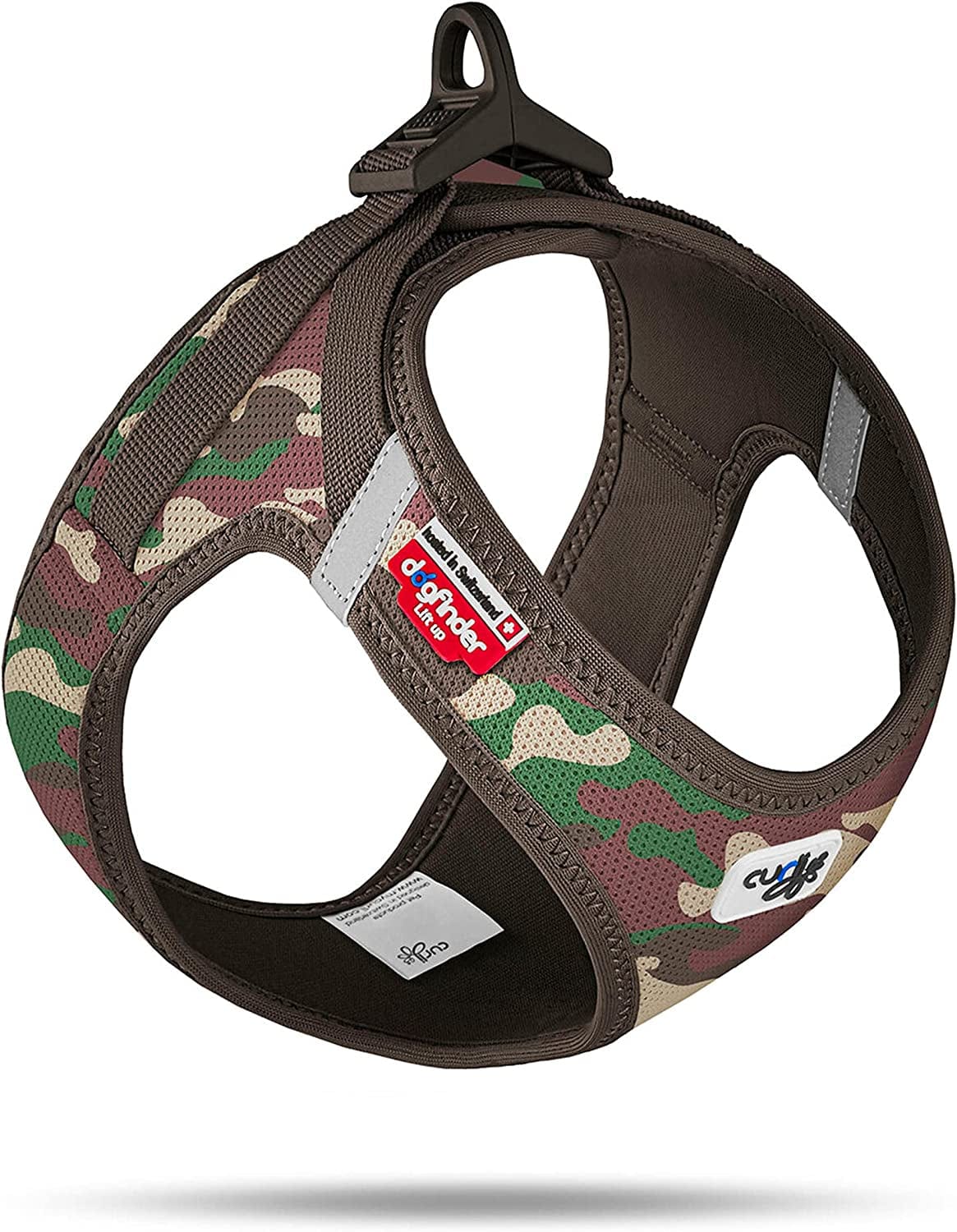 Curli Vest Harness Clasp Air-Mesh Dog Harness (Safe Dog Accessories, No Pressure Points, Improved Fit, Harness with Curli Clasp Buckle) Animals & Pet Supplies > Pet Supplies > Dog Supplies > Dog Apparel curli Camo XL 