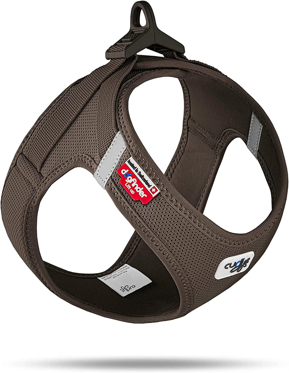 Curli Vest Harness Clasp Air-Mesh Dog Harness (Safe Dog Accessories, No Pressure Points, Improved Fit, Harness with Curli Clasp Buckle) Animals & Pet Supplies > Pet Supplies > Dog Supplies > Dog Apparel curli Brown S 