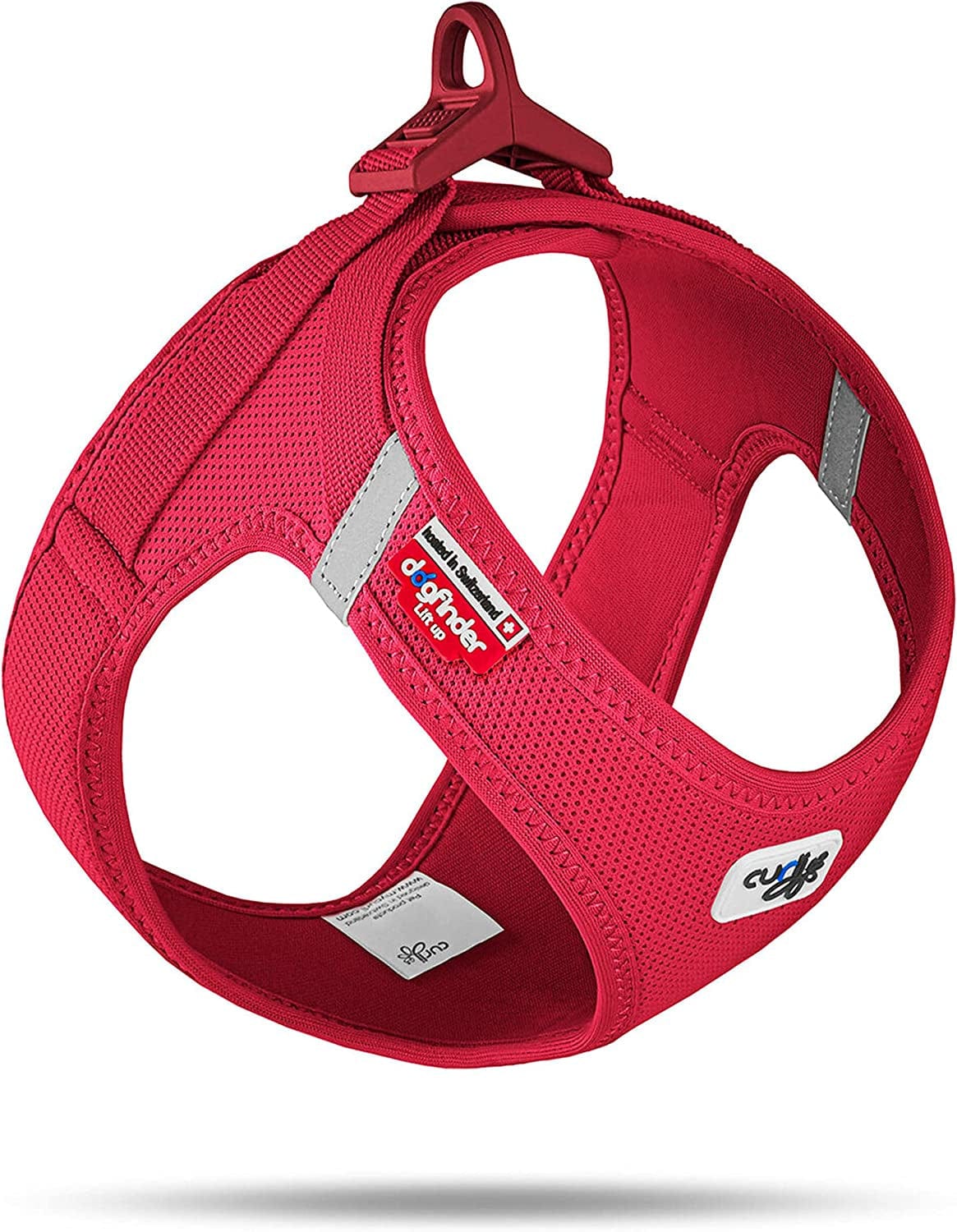 Curli Vest Harness Clasp Air-Mesh Dog Harness (Safe Dog Accessories, No Pressure Points, Improved Fit, Harness with Curli Clasp Buckle) Animals & Pet Supplies > Pet Supplies > Dog Supplies > Dog Apparel curli Red XL 