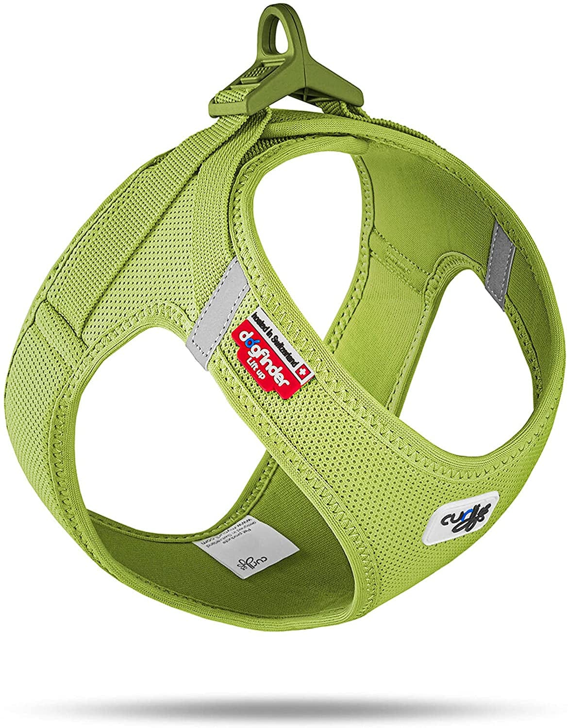 Curli Vest Harness Clasp Air-Mesh Dog Harness (Safe Dog Accessories, No Pressure Points, Improved Fit, Harness with Curli Clasp Buckle) Animals & Pet Supplies > Pet Supplies > Dog Supplies > Dog Apparel curli Lime S 