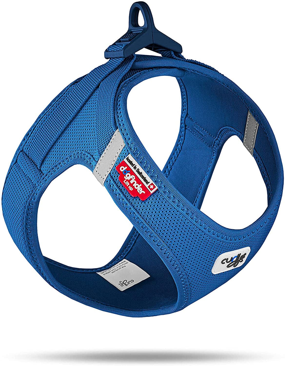 Curli Vest Harness Clasp Air-Mesh Dog Harness (Safe Dog Accessories, No Pressure Points, Improved Fit, Harness with Curli Clasp Buckle) Animals & Pet Supplies > Pet Supplies > Dog Supplies > Dog Apparel curli Blue S 