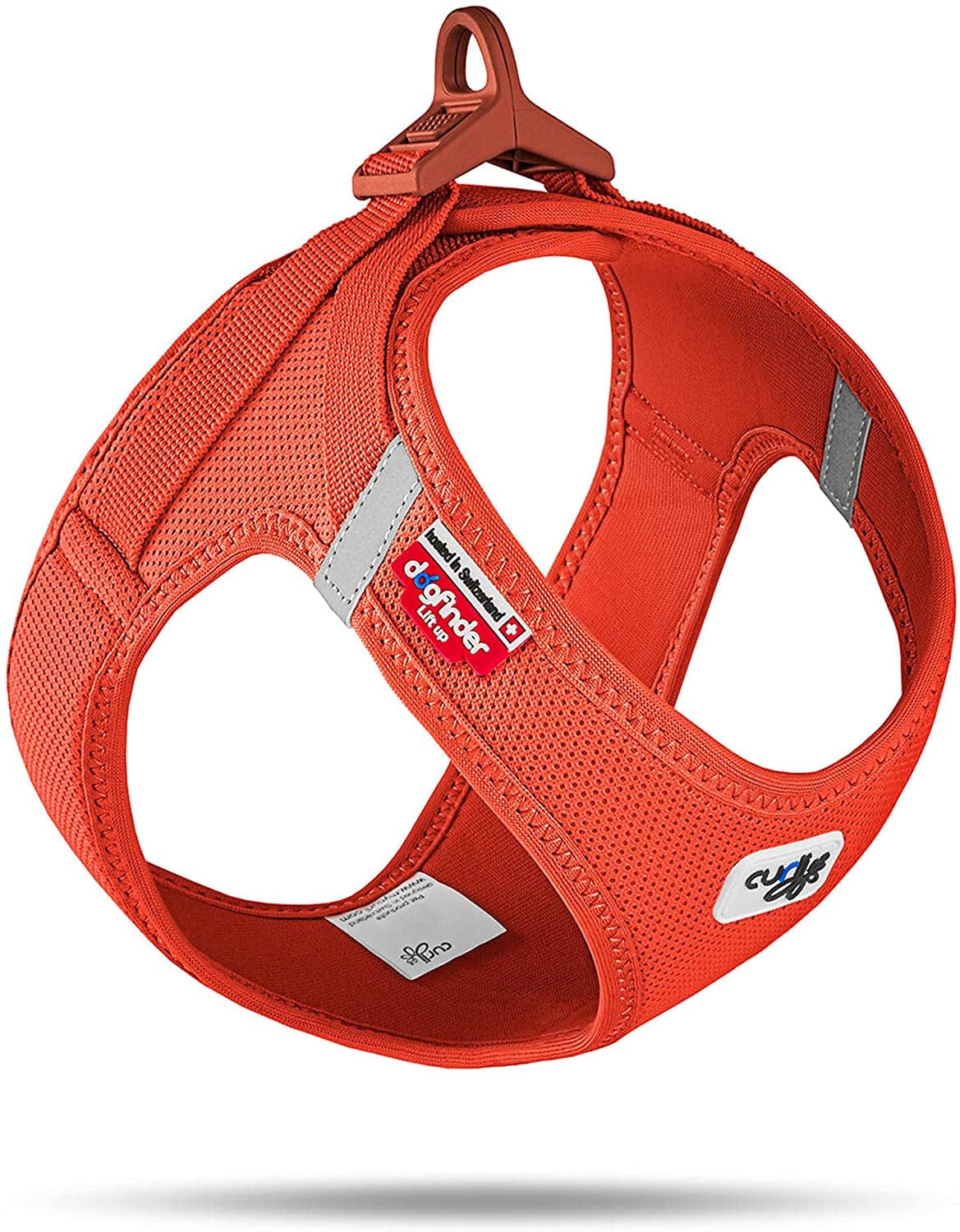 Curli Vest Harness Clasp Air-Mesh Dog Harness (Safe Dog Accessories, No Pressure Points, Improved Fit, Harness with Curli Clasp Buckle) Animals & Pet Supplies > Pet Supplies > Dog Supplies > Dog Apparel curli Sun Orange XL 