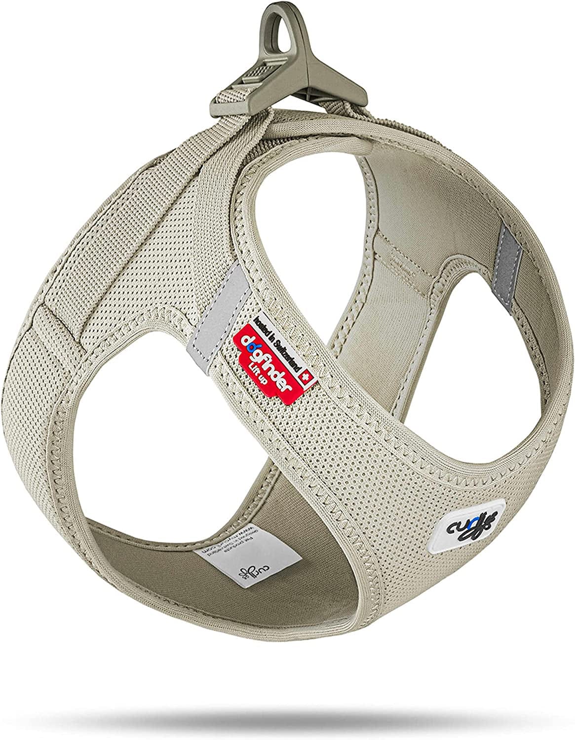 Curli Vest Harness Clasp Air-Mesh Dog Harness (Safe Dog Accessories, No Pressure Points, Improved Fit, Harness with Curli Clasp Buckle) Animals & Pet Supplies > Pet Supplies > Dog Supplies > Dog Apparel curli Light-Tan 2XS 