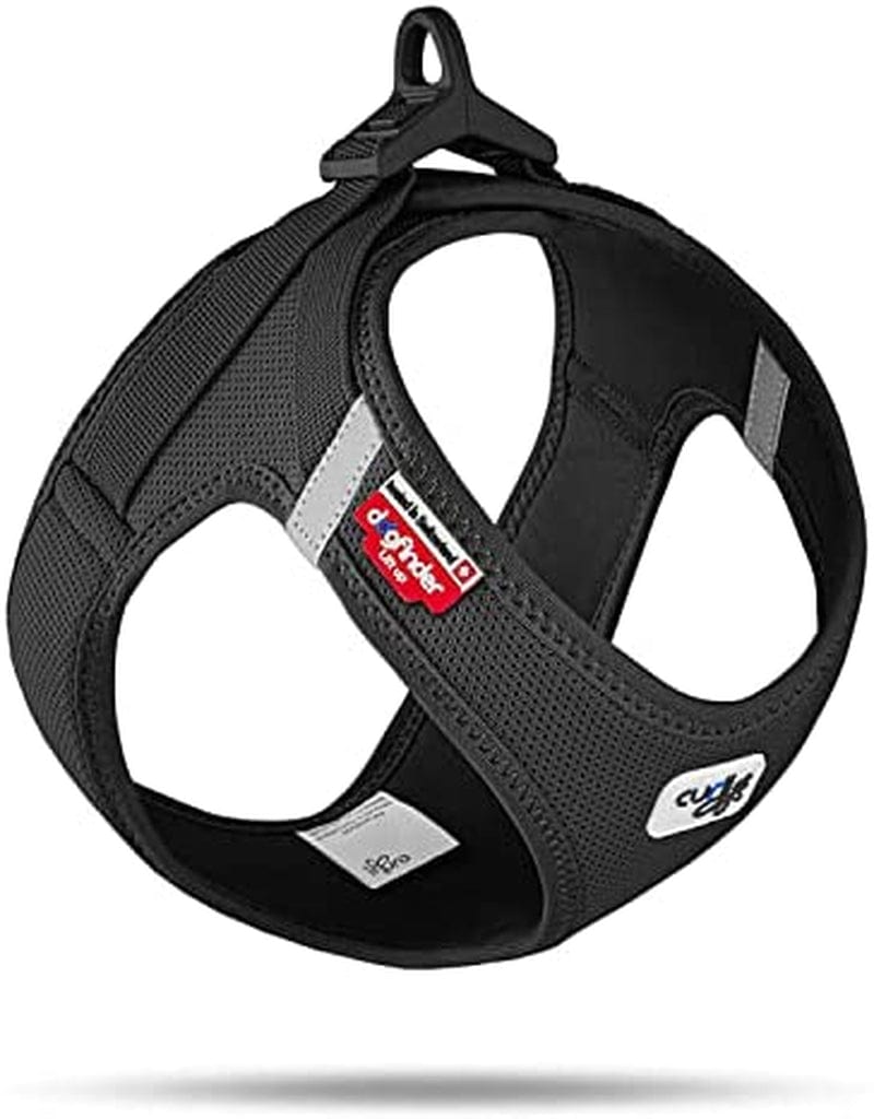 Curli Vest Harness Clasp Air-Mesh Dog Harness (Safe Dog Accessories, No Pressure Points, Improved Fit, Harness with Curli Clasp Buckle) Animals & Pet Supplies > Pet Supplies > Dog Supplies > Dog Apparel curli Black 2XS 