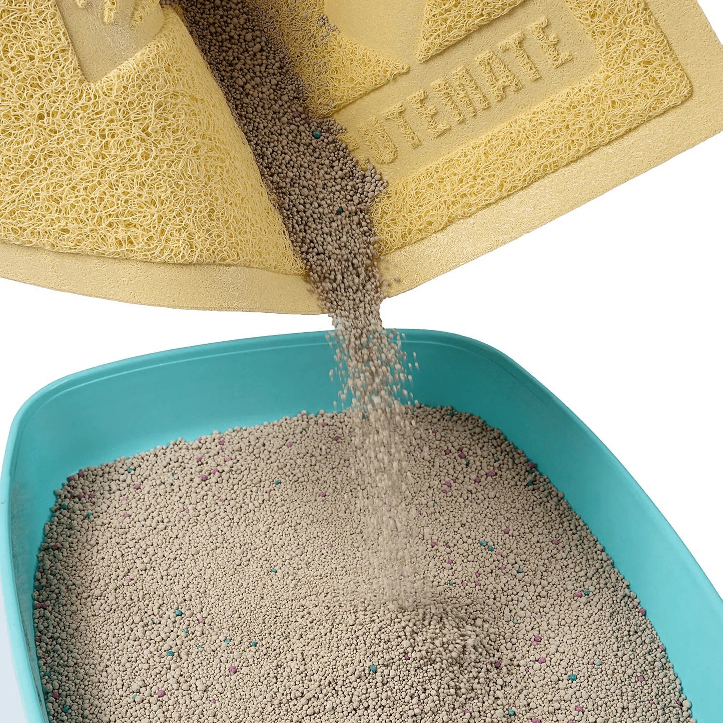 CUTEMATE Cat Litter Mat, 35" X 23", Premium Durable Soft Cat Litter Box Mat, Traps Litter from Box, Multi Use Door Mat, Welcome Mat, Kitchen Mat, Bath Mat, Floor Mat, Cat or Dog Food Mat Animals & Pet Supplies > Pet Supplies > Cat Supplies > Cat Litter Box Mats CUTEMATE   