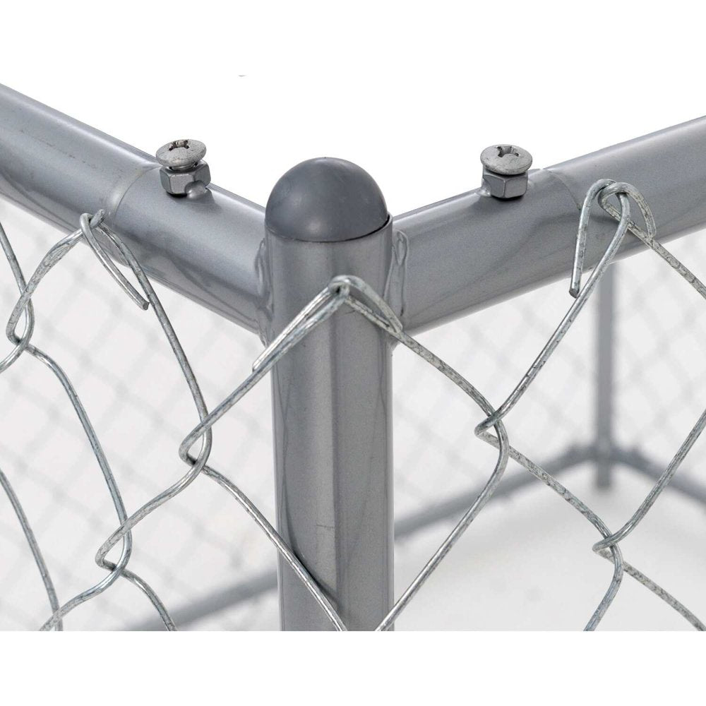 Lucky Dog™ Chain Link Kennel DIY Kit Penthouse 15'L X 5'W X 6'H Animals & Pet Supplies > Pet Supplies > Dog Supplies > Dog Kennels & Runs Jewett Cameron Company   