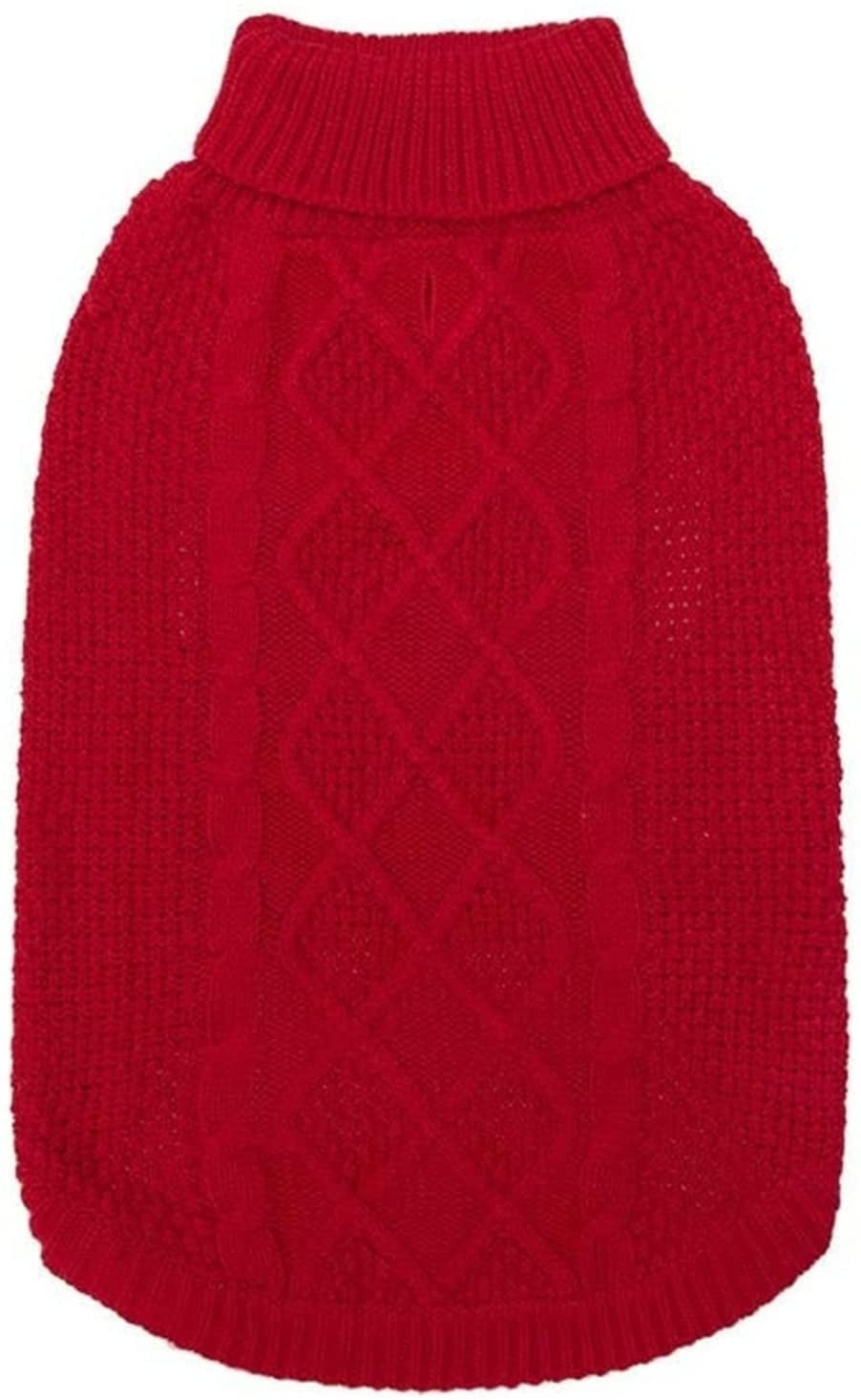 Dog Sweaters Pet Clothes for Small Medium Dogs Cat Coat Jacket Clothing (Color : Red, Size : Medium) Animals & Pet Supplies > Pet Supplies > Dog Supplies > Dog Apparel keffiyeh   