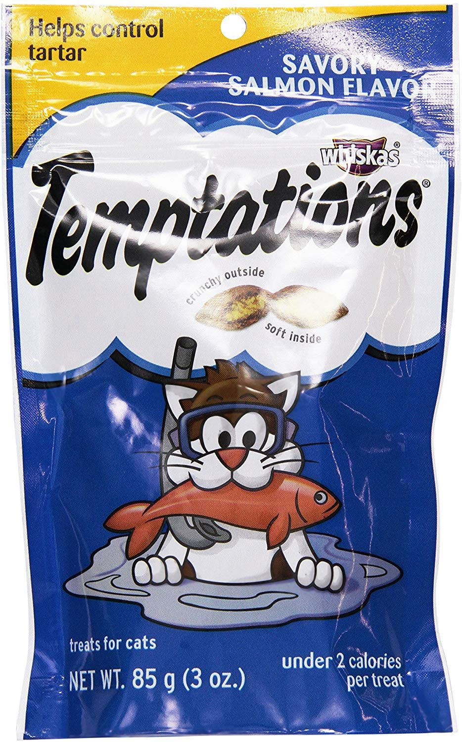 Whiskas Temptations Savory Salmon Cat Treats, 3 Oz Animals & Pet Supplies > Pet Supplies > Cat Supplies > Cat Treats Mars Petcare   