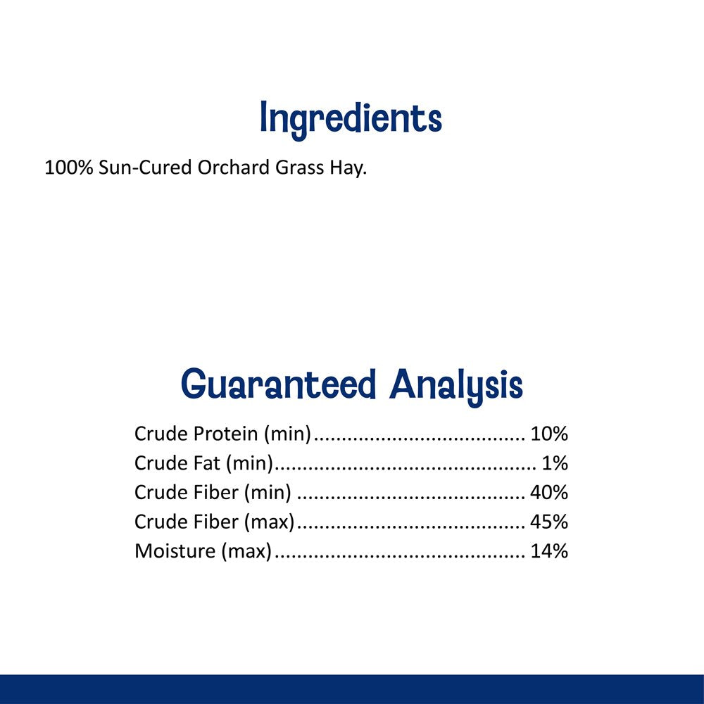 Vitakraft Orchard Grass Hay for Rabbits, Guinea Pigs, Chinchillas & Small Animals, 28 Oz Animals & Pet Supplies > Pet Supplies > Small Animal Supplies > Small Animal Food Vitakraft Sun Seed   