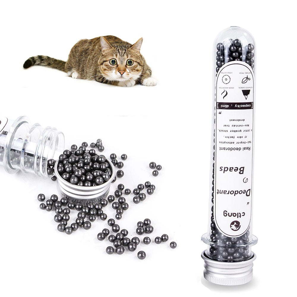 Portable Odor Control Beads Special Cat Litter Deodorizer Fresh Cat Litter Deodorant Beads Activated Carbon Cat Litter Crystals Animals & Pet Supplies > Pet Supplies > Cat Supplies > Cat Litter DFDLU   