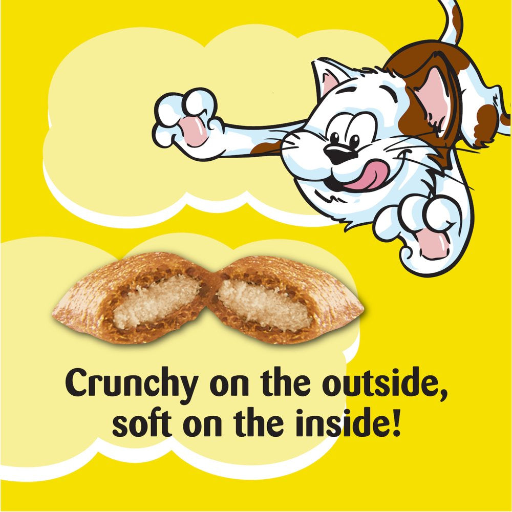 TEMPTATIONS MIXUPS Crunchy and Soft Cat Treats Backyard Cookout Flavor, 3 Oz. Pouch