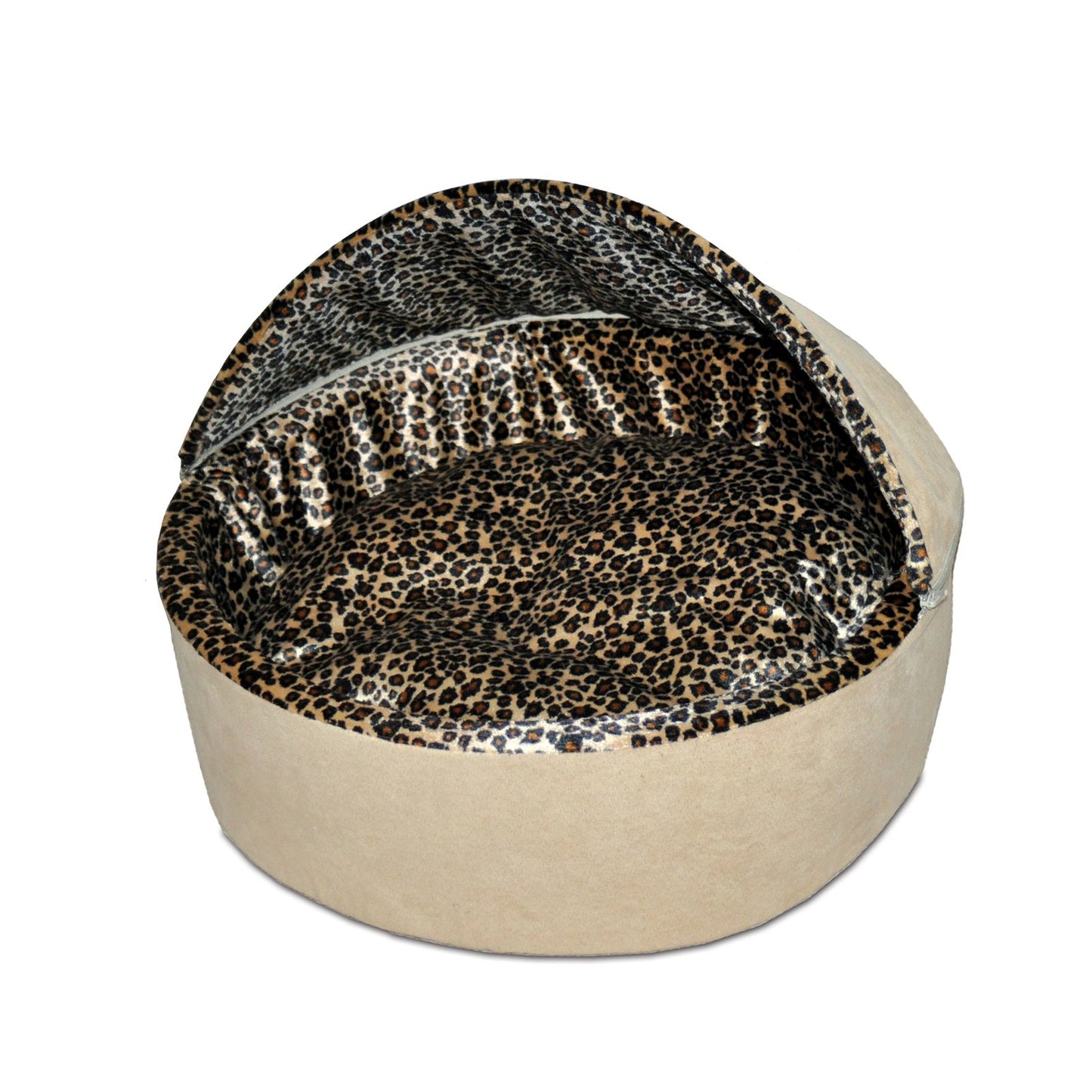 K&H Thermo Kitty Pet Cat Bed, Tan/Leopard Animals & Pet Supplies > Pet Supplies > Cat Supplies > Cat Beds K&H Pet Products   
