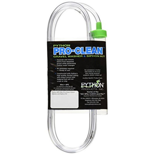 Python Pro Clean Aquarium Gravel Washer and Siphon Kit, Mini, 1" X 6" Tube with 6 Ft. Hose Animals & Pet Supplies > Pet Supplies > Fish Supplies > Aquarium Cleaning Supplies Python Products   