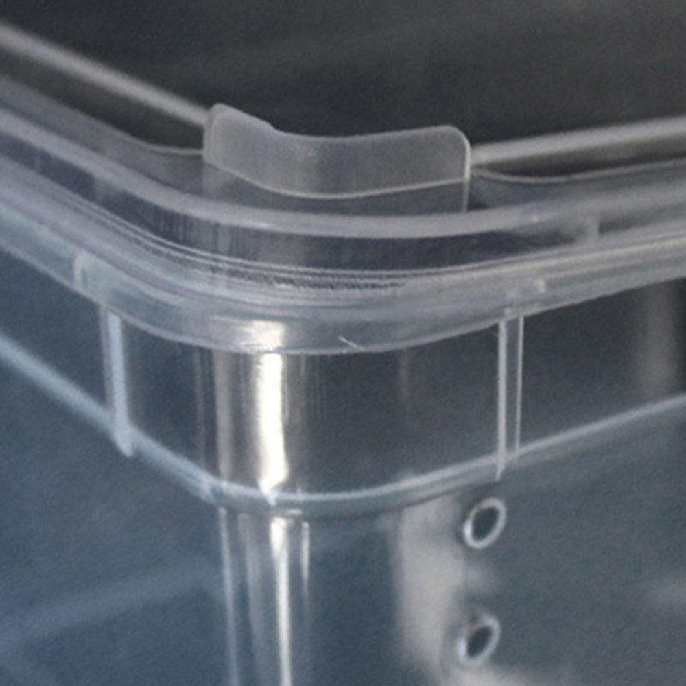 Jdafst Transparent Plastic Amphibian Insect Reptile Breeding Box Transport Feeding Case