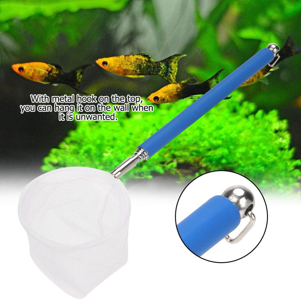 OTVIAP Adjustable Mini Fishing Net Pole for Aquarium Tank Shrimp 20-57.5Cm Expandable,Mini Fishing Net, Mini Fishing Net for Aquarium Tank Animals & Pet Supplies > Pet Supplies > Fish Supplies > Aquarium Fish Nets FAGINEY   