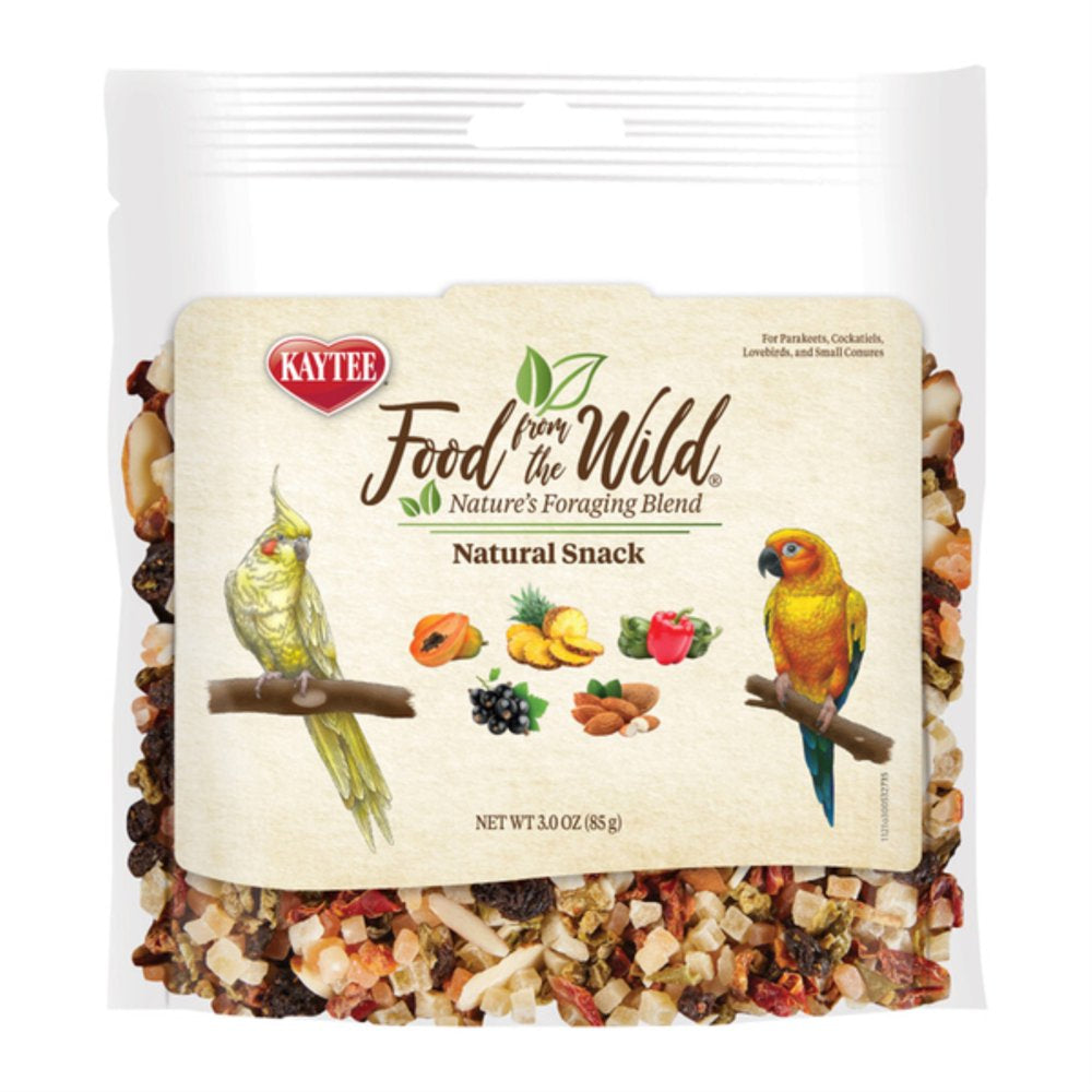 Kaytee Food from the Wild Natural Snack Smallall Pet Bird 3 Oz - PDS-071859006253 Animals & Pet Supplies > Pet Supplies > Bird Supplies > Bird Treats Kaytee Products   