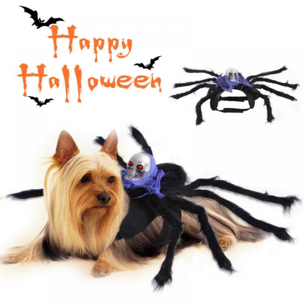 Topumt Halloween Dog Spider Costumes Pet Costume Spider Halloween Pet Cosplay Dog Costumes Apparel for Small Medium Large Dogs Outfit Animals & Pet Supplies > Pet Supplies > Dog Supplies > Dog Apparel Topumt   