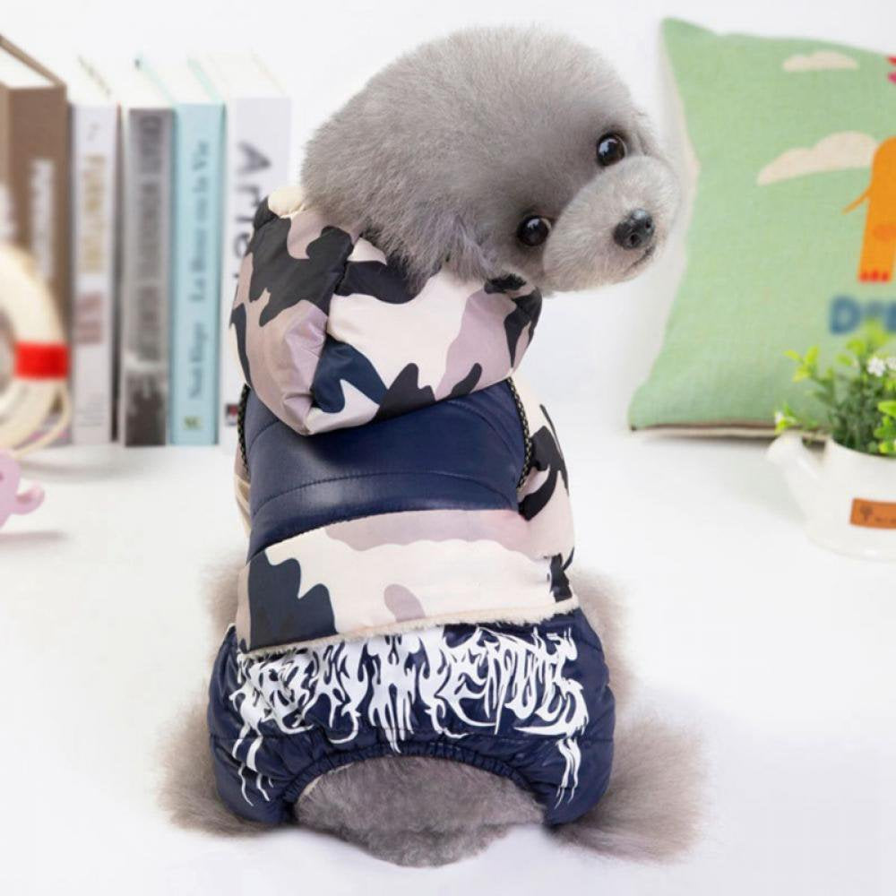 Topumt Warm Dog Jacket Windproof Camouflage Dog Vest Winter Coat Dog Apparel for Cold Weather Dog Jacket for Small Medium Large Dogs Animals & Pet Supplies > Pet Supplies > Dog Supplies > Dog Apparel Topumt   