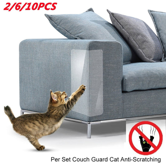 Each Set of 2/6/10 PCS Sofa Cat Guard Anti-Scratch Protection Sofa Furniture Animals & Pet Supplies > Pet Supplies > Cat Supplies > Cat Furniture HOTBEST 10PCS/set as shown 