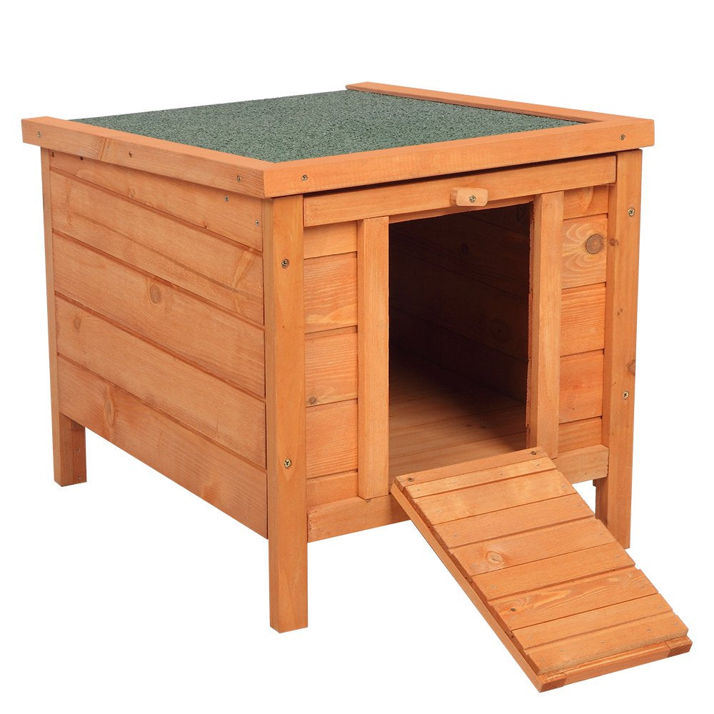 JOYBASE 20" Wooden Rabbit Hutch Pet Habitat Cages Bunny House for Small Animals Animals & Pet Supplies > Pet Supplies > Small Animal Supplies > Small Animal Habitats & Cages Joybase   