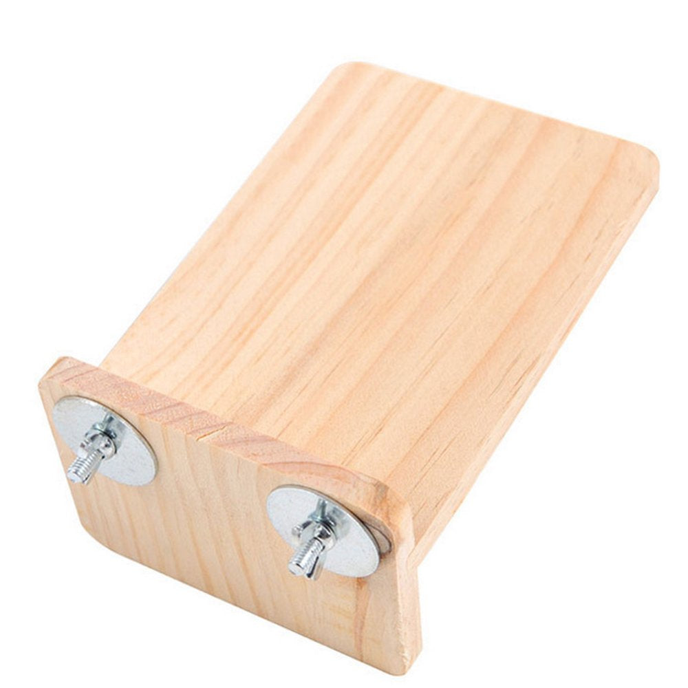 Pet Enjoy Hamster Bird Wooden Platform,Rectangle Wood Stand Board Anti-Slip Hamster Climbing Toy Small Animal Habitat Cage Accessories for Budgie,Parrots,Hamster,Gerbil,Chinchillas Animals & Pet Supplies > Pet Supplies > Small Animal Supplies > Small Animal Habitats & Cages Pet Enjoy   