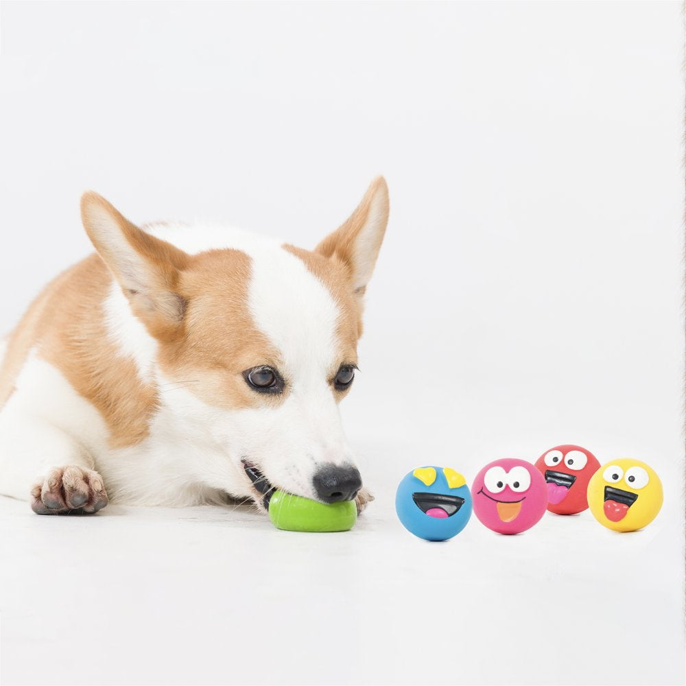 Vibrant Life Playful Buddy Dog Toys, Emoticon, Extra Small, 5 Count Animals & Pet Supplies > Pet Supplies > Dog Supplies > Dog Toys Vibrant Life   