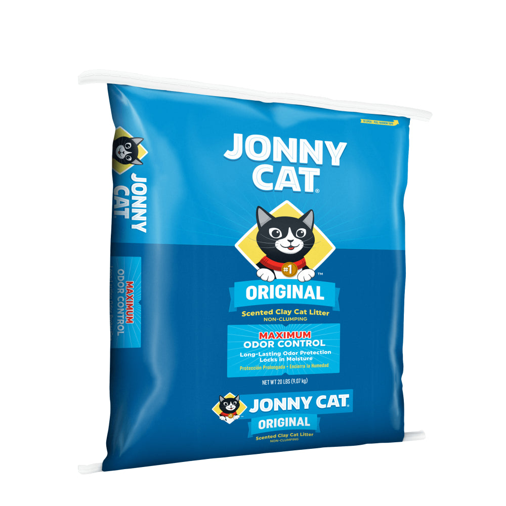 Jonny Cat Original NonClumping Clay Cat Litter, 20 Lb Bag KOL PET