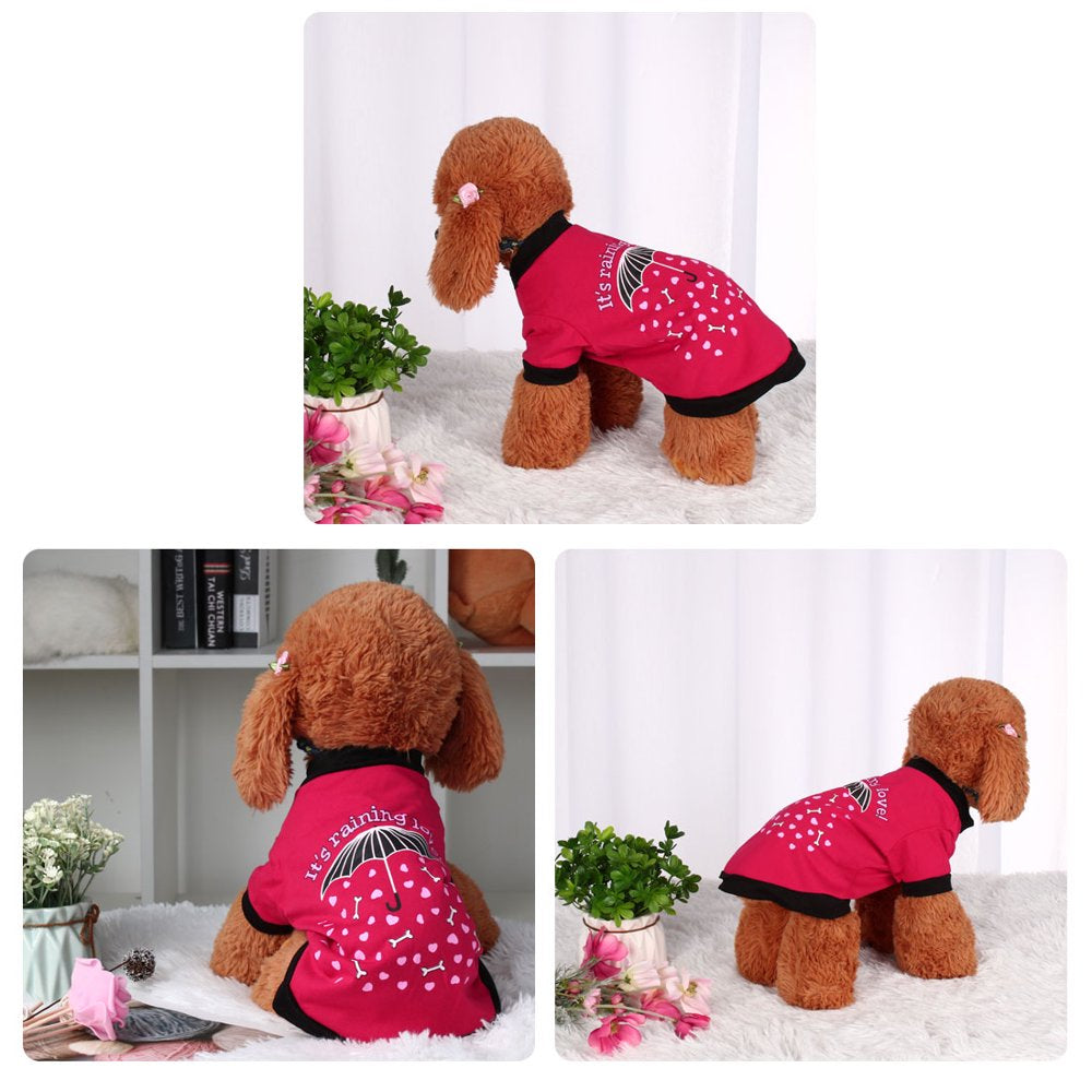 Pet T Shirt Summer Dog Puppy Small Pet Cat Apparel Clothes Vest Tops Costume Outfits, #1, M
