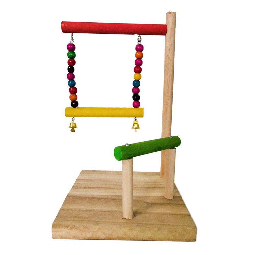 Parrots Playstand Bird Playground Parrot Perch Gym Stand Bird Ladders for Cockatoo Parakeet Cockatiel Cage Accessories Animals & Pet Supplies > Pet Supplies > Bird Supplies > Bird Gyms & Playstands FITYLE   