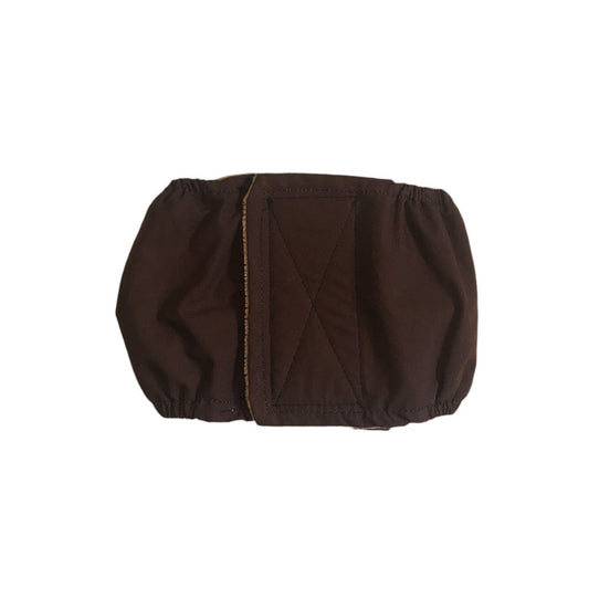Barkertime Chocolate Brown Washable Dog Belly Band Male Wrap - Made in USA Animals & Pet Supplies > Pet Supplies > Dog Supplies > Dog Diaper Pads & Liners Barkertime XL  