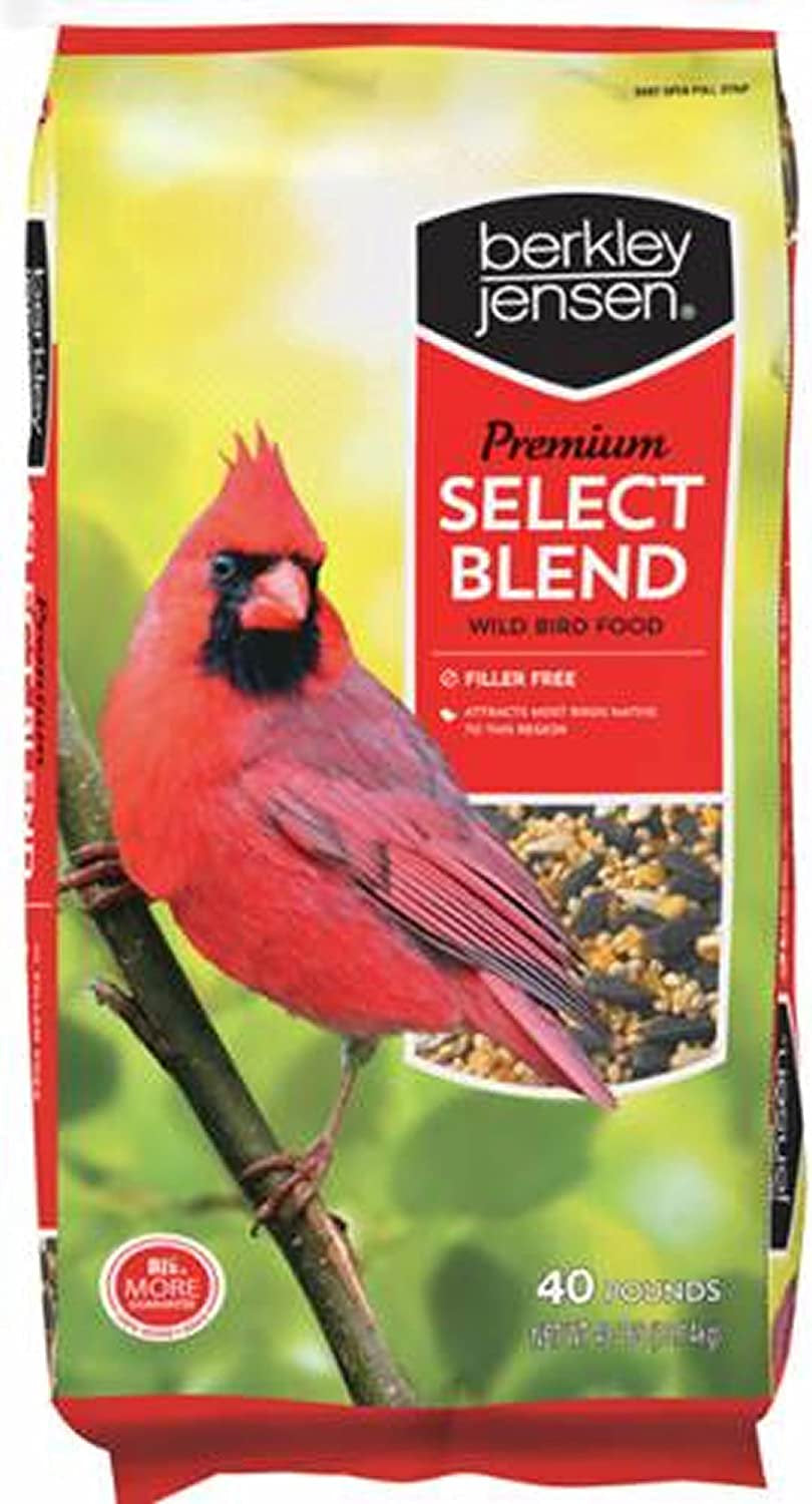 Berkley Jensen Premium, Songbird Mix Wild Bird Food, New, 40 Lb. Animals & Pet Supplies > Pet Supplies > Bird Supplies > Bird Food Berkley Jensen   