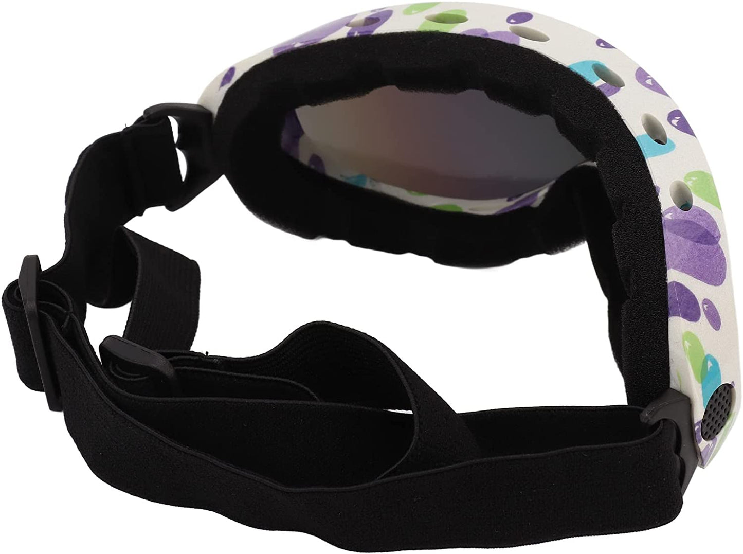 Dog Sunglasses, Dog Goggles Pet Glasses Eye UV Protection Winproof for Dogs Eyes Protection Red Lens (Pink Blue Frame) Animals & Pet Supplies > Pet Supplies > Dog Supplies > Dog Apparel RiToEasysports   