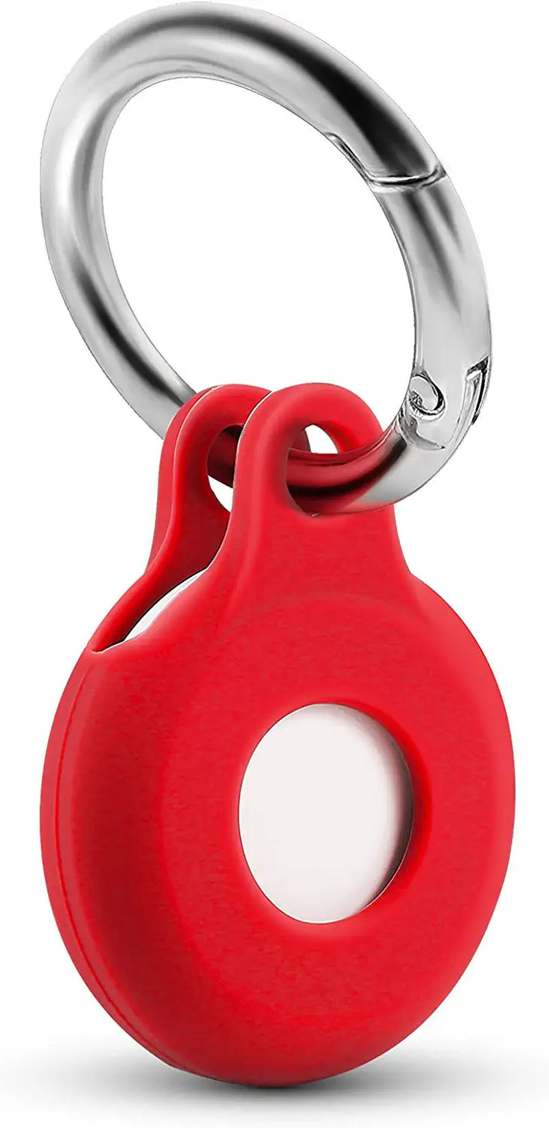 Airtag Case Compatible with Apple Airtag Case for Airtag Keychain,Pet Airtag Collar -Red