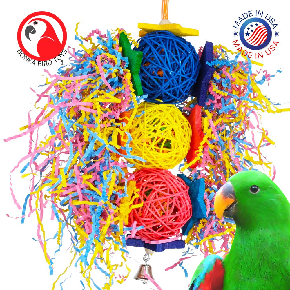 Bonka Bird Toys 1854 Tri Foraging Star Bird Toy. Animals & Pet Supplies > Pet Supplies > Bird Supplies > Bird Toys Bonka Bird Toy   