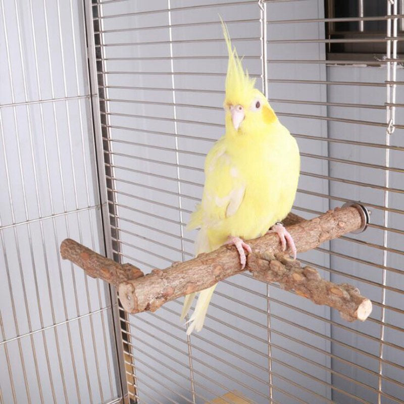 Tiabiaya Pet Parrot Birds Standing Stick Wooden Bird Climbing Ladder Perches Cockatiel Parakeet Claw Grinding Toy Animals & Pet Supplies > Pet Supplies > Bird Supplies > Bird Ladders & Perches Tiabiaya   