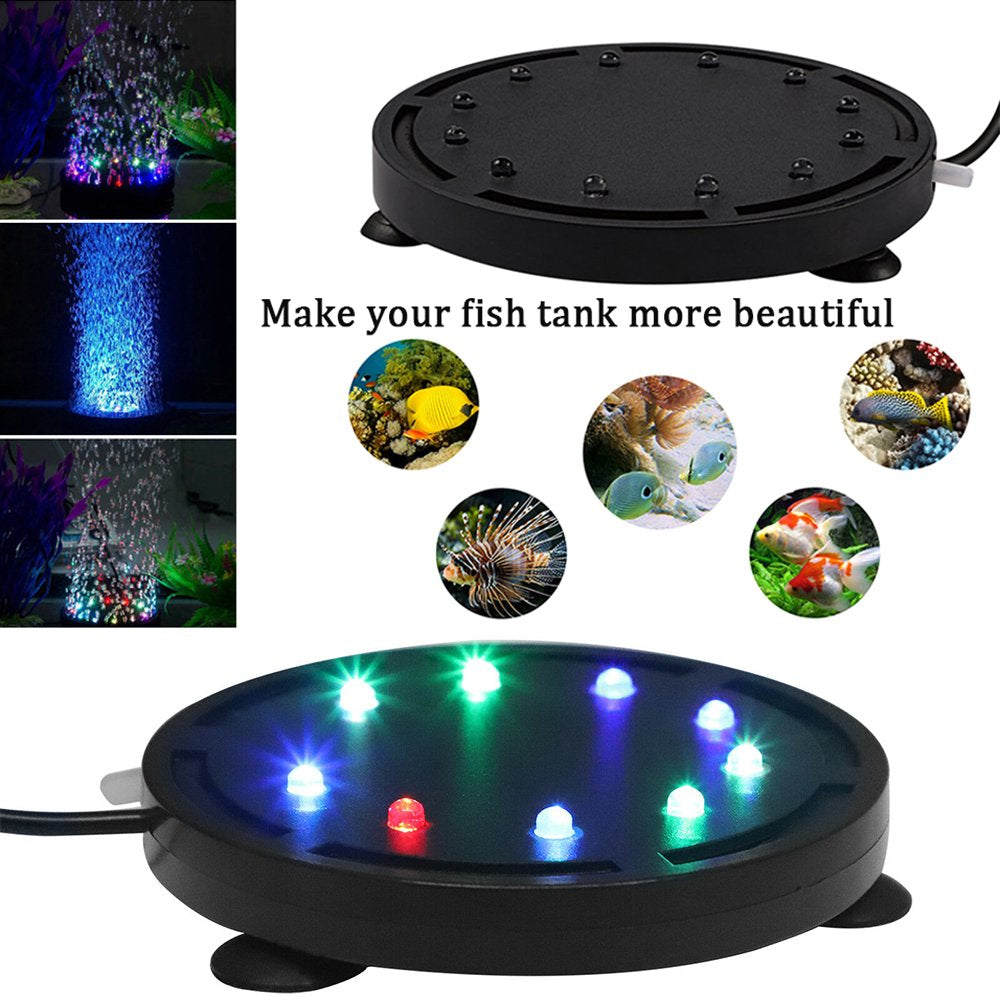 Aquarium Bubble Light, LED Fish Tank Bubble Light, Submersible Decoration Lamp, LED Underwater Decor Bubbler Light, Waterproof, 4.1 Inches Animals & Pet Supplies > Pet Supplies > Fish Supplies > Aquarium Lighting FUN FOR ALL LLC   