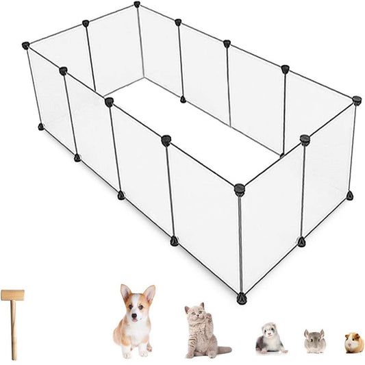 Casewin Pet Playpen, Portable Large Plastic Yard Fence Small Animals, Puppy Kennel Crate Fence Tent, 28 X 50 Inches Animals & Pet Supplies > Pet Supplies > Dog Supplies > Dog Kennels & Runs Casewin   