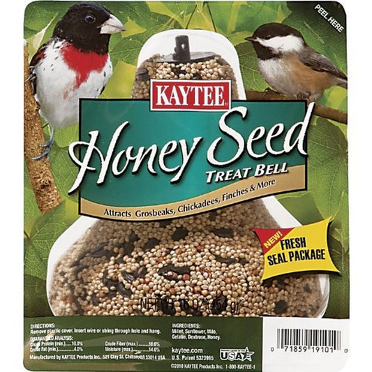 Kaytee Wild Birds Honey Mixed Seed Treat Bell 1 Lbs Animals & Pet Supplies > Pet Supplies > Bird Supplies > Bird Treats Kaytee   