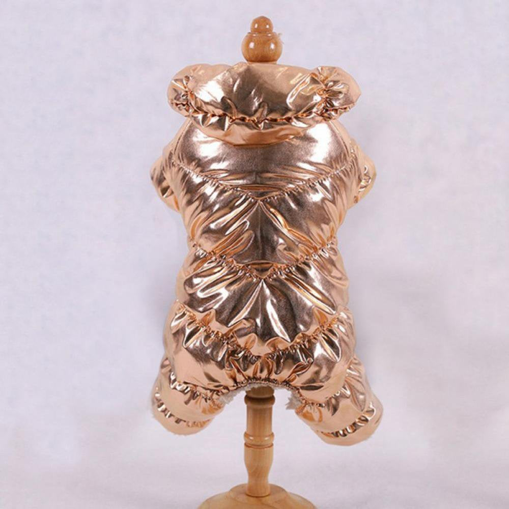 JANDEL Winter Puppy Dog Coats for Small Dogs,Cute Warm Fleece Padded Pet Clothes Apparel Clothing for Chihuahua Poodles French Bulldog Pomeranian Animals & Pet Supplies > Pet Supplies > Dog Supplies > Dog Apparel JANDEL   