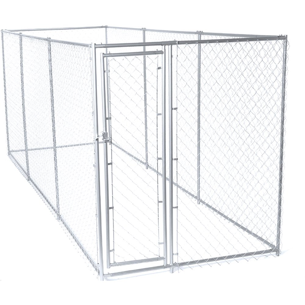 Lucky Dog™ Chain Link Kennel DIY Kit Penthouse 15'L X 5'W X 6'H Animals & Pet Supplies > Pet Supplies > Dog Supplies > Dog Kennels & Runs Jewett Cameron Company   