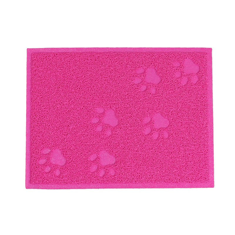 Bellaven Cat Litter Mat Rectangular Base Plate, Waterproof Cat Litter Mat Accessories Suitable for Cat Litter Box. Animals & Pet Supplies > Pet Supplies > Cat Supplies > Cat Litter Box Mats Bellaven Pink  