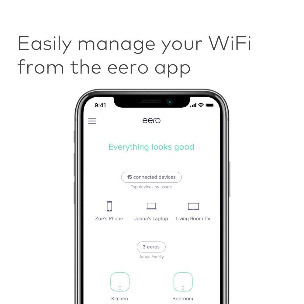 Eero Mesh Wifi System – Router Replacement for Whole-Home Coverage (3-Pack) Animals & Pet Supplies > Pet Supplies > Dog Supplies > Dog Apparel eero   