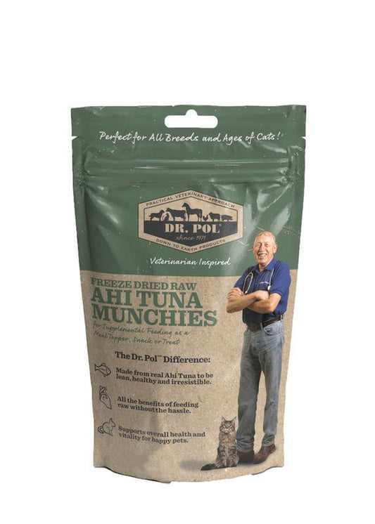 Dr. Pol Freeze Dried Munchies Ahi Tuna Cat Treat and Meal Topper Animals & Pet Supplies > Pet Supplies > Cat Supplies > Cat Treats Consumers Supply Distributing, LLC   